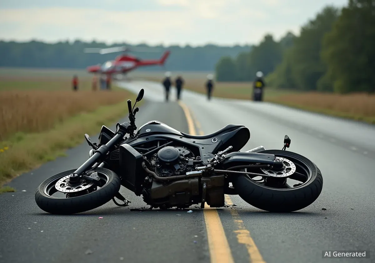 Motorradfahrer bei Unfall zwischen Schalchen und Hermatswil schwer verletzt
