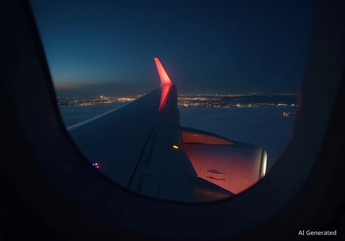 United Airlines Flug kehrt nach Washington zurück