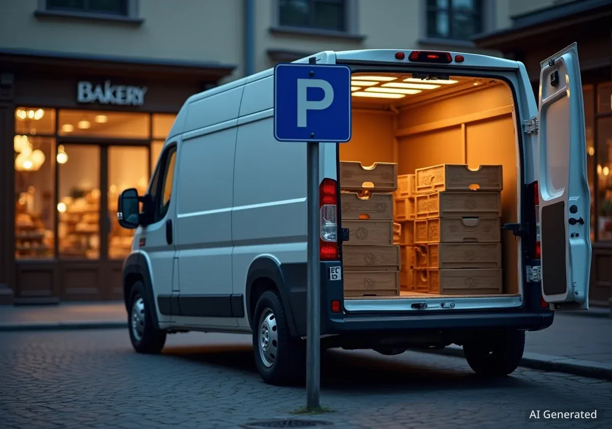 Blaue Zone erschwert Betrieb der Bäckerei Spatz