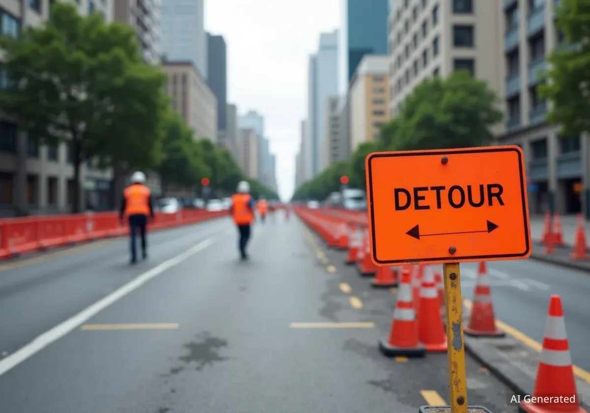 Sanierung der Zürcherstrasse in Frauenfeld ab 10. Oktober