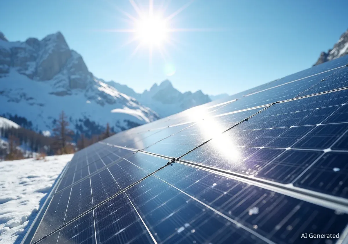 Winterthur bezieht Solarstrom aus neuem Alpenkraftwerk