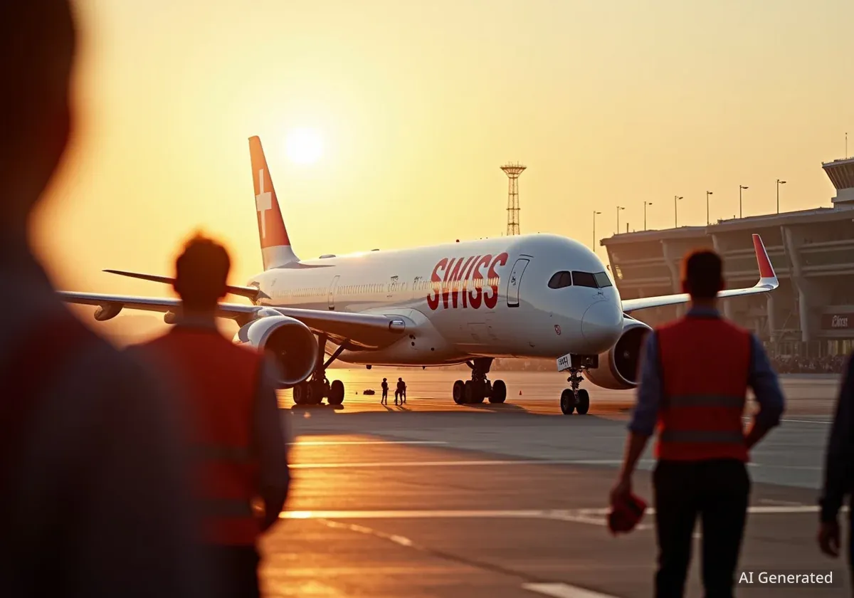 Swiss erhält ersten Airbus A350 trotz Spardruck