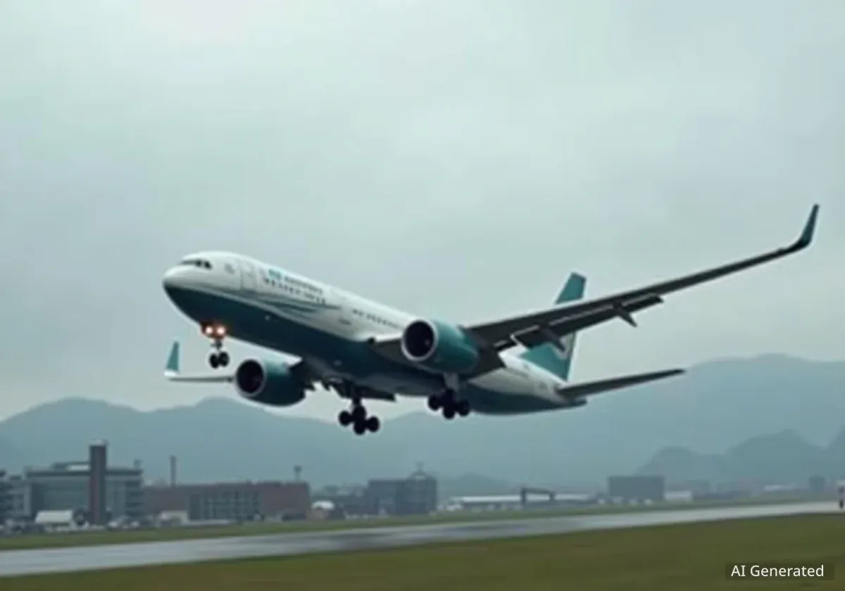 Delta Air Lines Boeing 767 startet in Zürich durch