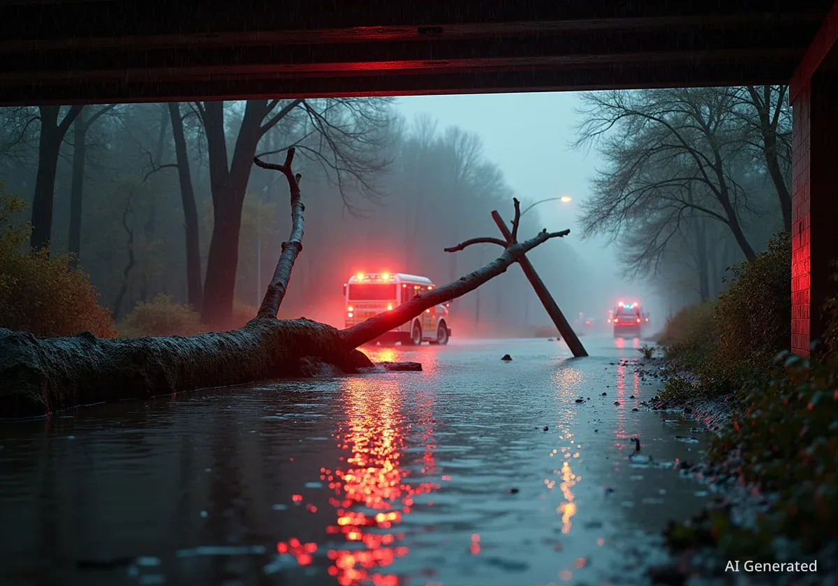 Sturmtief Benjamin wütet in Winterthur