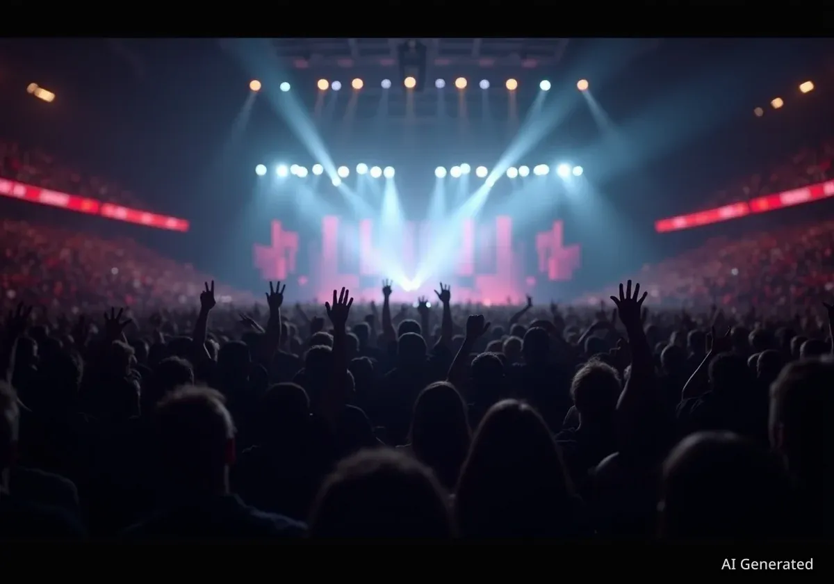 Nina Chuba begeistert das Hallenstadion Zürich