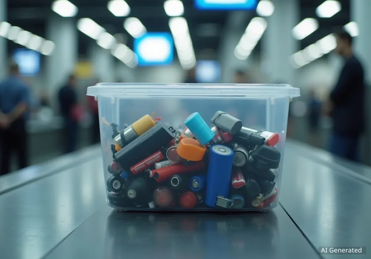 Gefährliche Gegenstände: Beschlagnahmungen am Flughafen