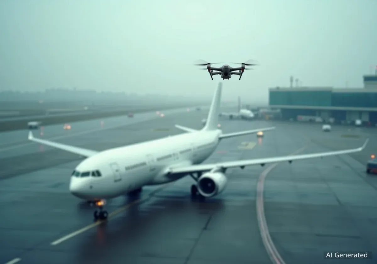 Drohnenalarme häufen sich an europäischen Flughäfen