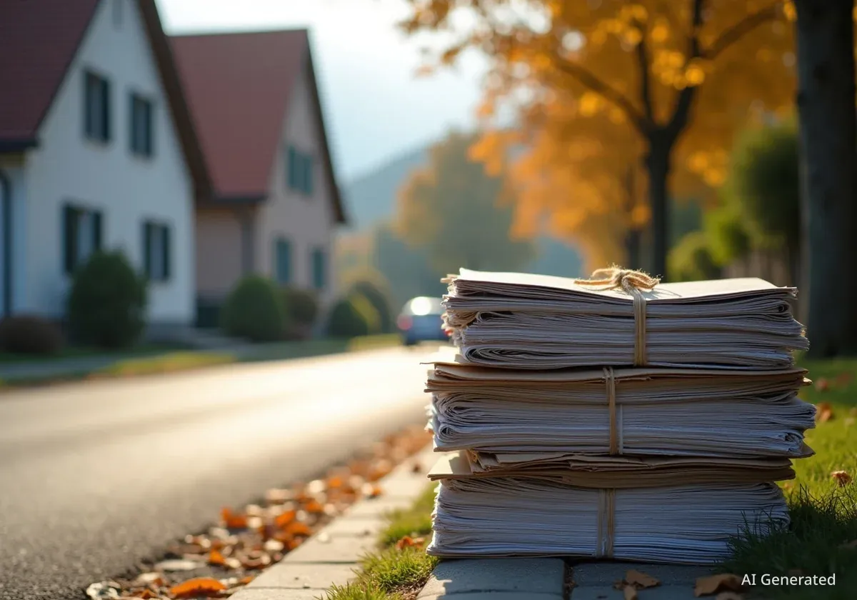 Altpapiersammlung in Ossingen und Truttikon am 8. November