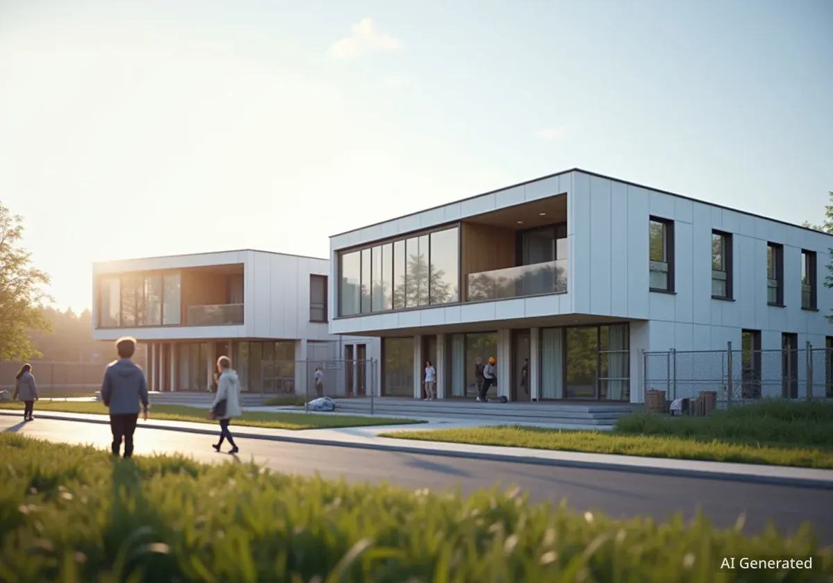 Klotens neue Schulanlage Nägelimoos ist fast fertig