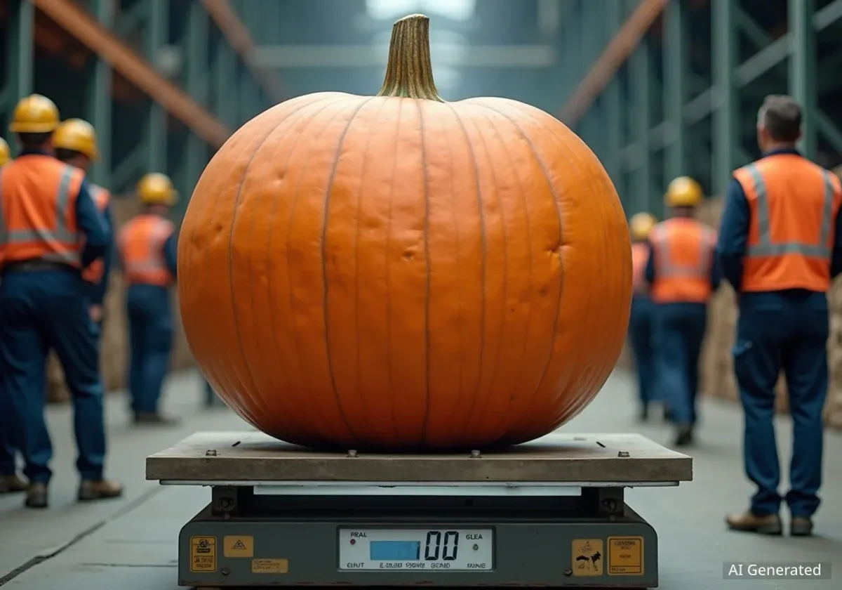 Kürbiswiegen: Isler verteidigt Titel, neue Rekorde bei Gemüse