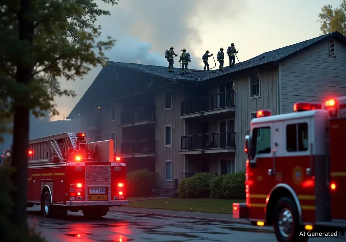 Dachbrand in Fehraltorf: Anwohner evakuiert