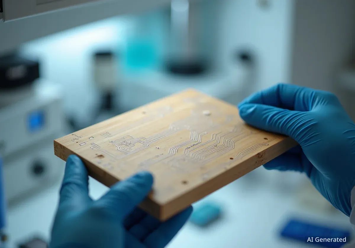 Grüne Elektronik: Leiterplatten aus Holz revolutionieren Recycling