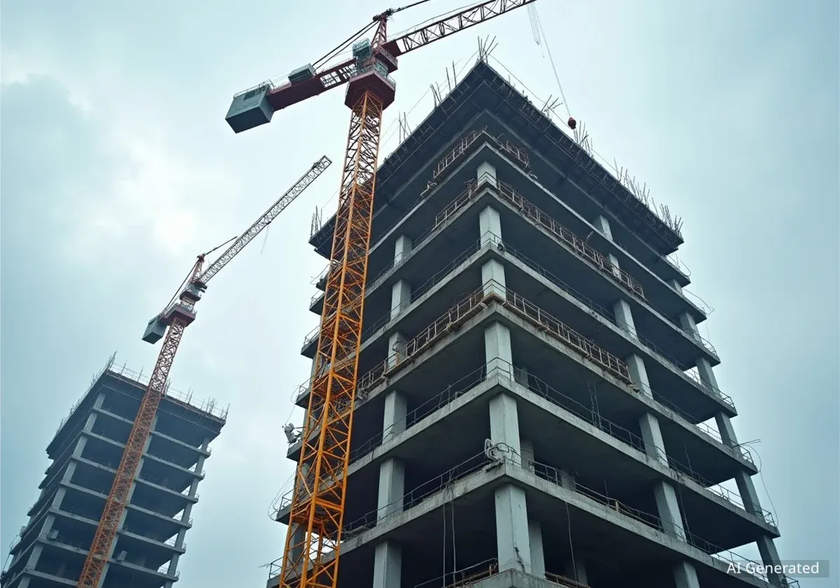 Lokstadt Winterthur: Hochhaus Rocket wird aus Stahl und Beton gebaut