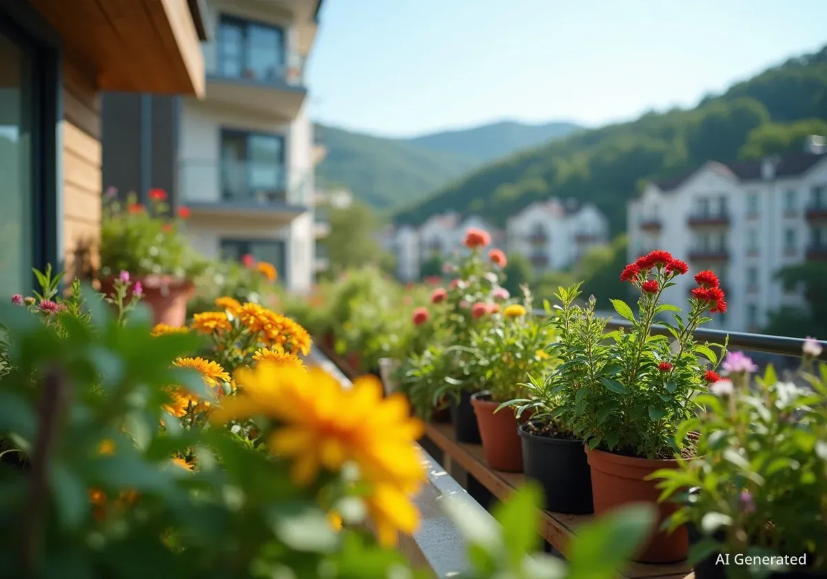 Neftenbach fördert Natur auf Balkonen und Firmengeländen