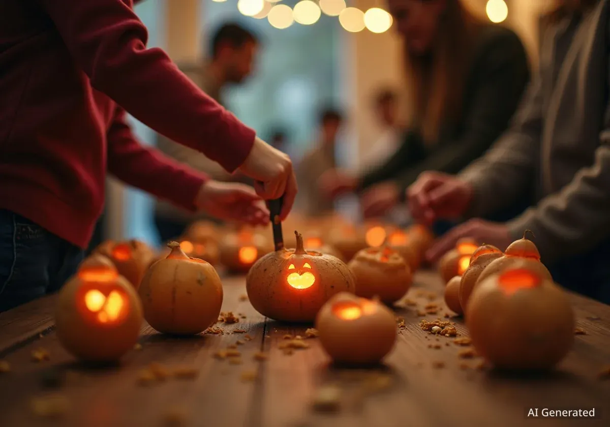 Stammheim lädt zum gemeinschaftlichen Räbeschnitzen ein