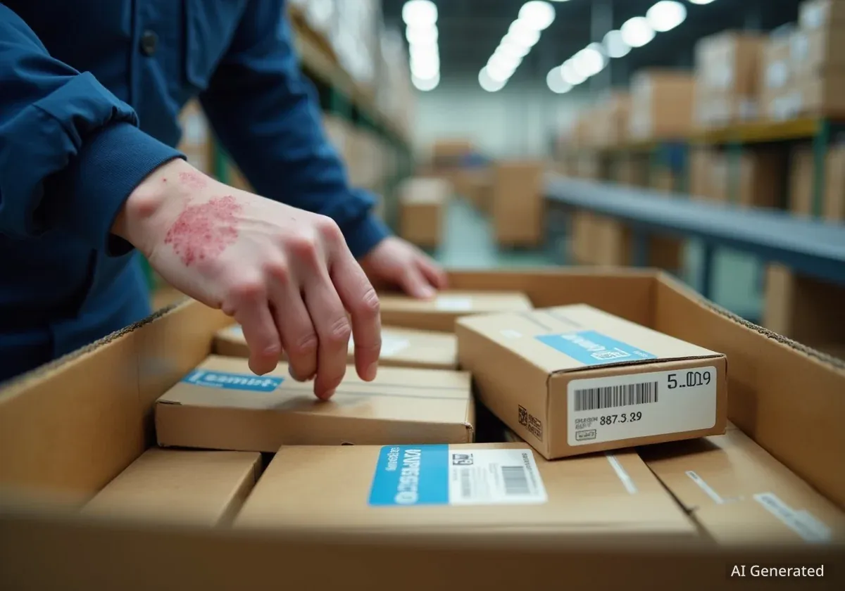 Hautausschläge bei Post-Mitarbeitern in Frauenfeld