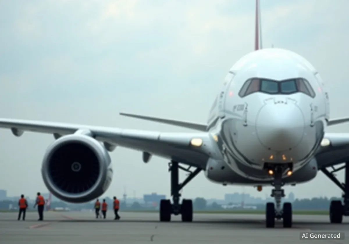 Swiss erhält ersten Airbus A350 in Zürich