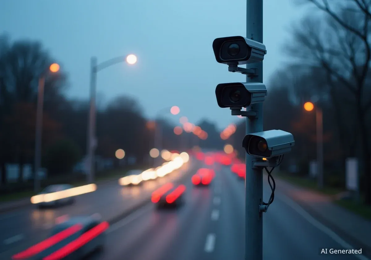 Automatische Kameras überwachen Verkehr in Dietlikon