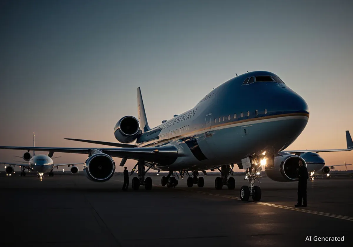 US-Präsident Trump landet verspätet in Zürich für WEF