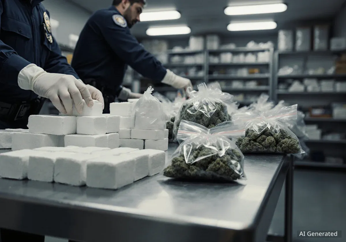 Zürcher Flughafen: 3,8 Tonnen Drogen im letzten Jahr beschlagnahmt