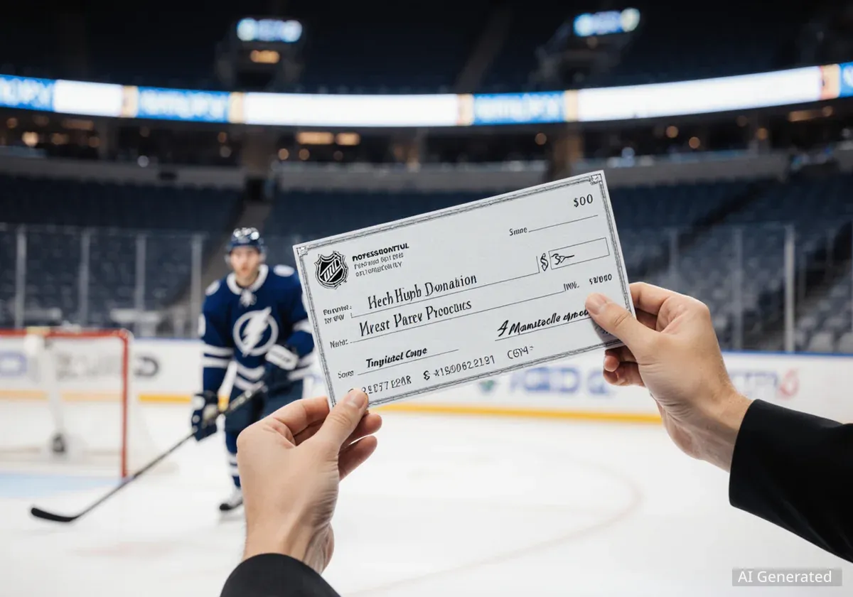 Polizei-Unihockeyturnier spendet 3'000 Franken für Behindertensport