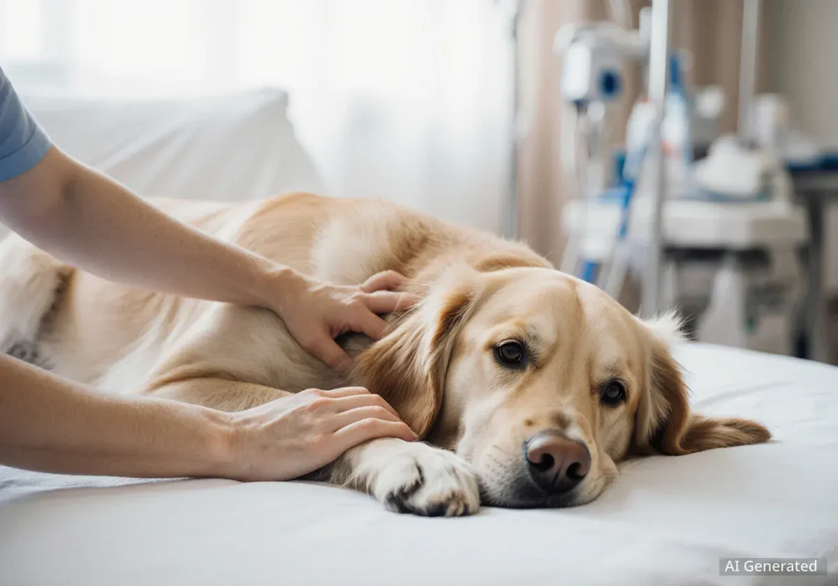 Sozialhündin Oriana hilft Patienten in Bülach