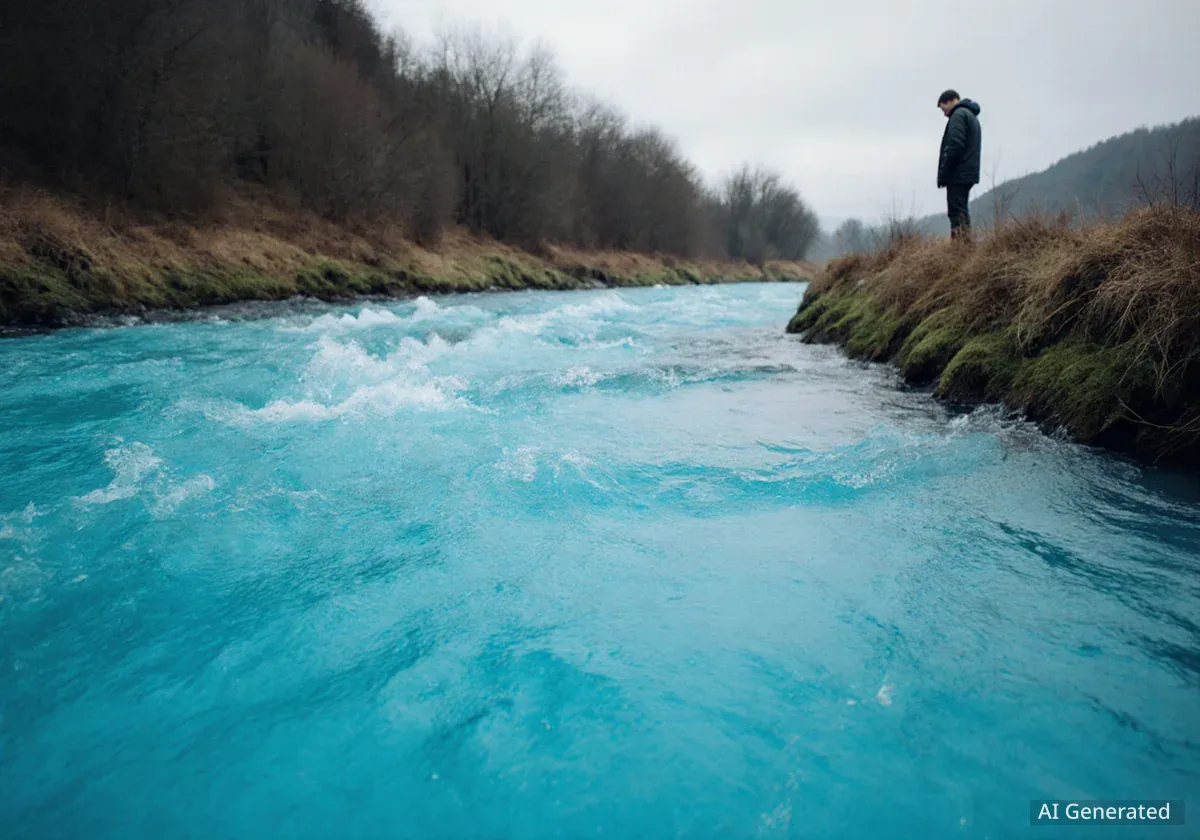 Blaue Eulach: Kanton rätselt über Verfärbung