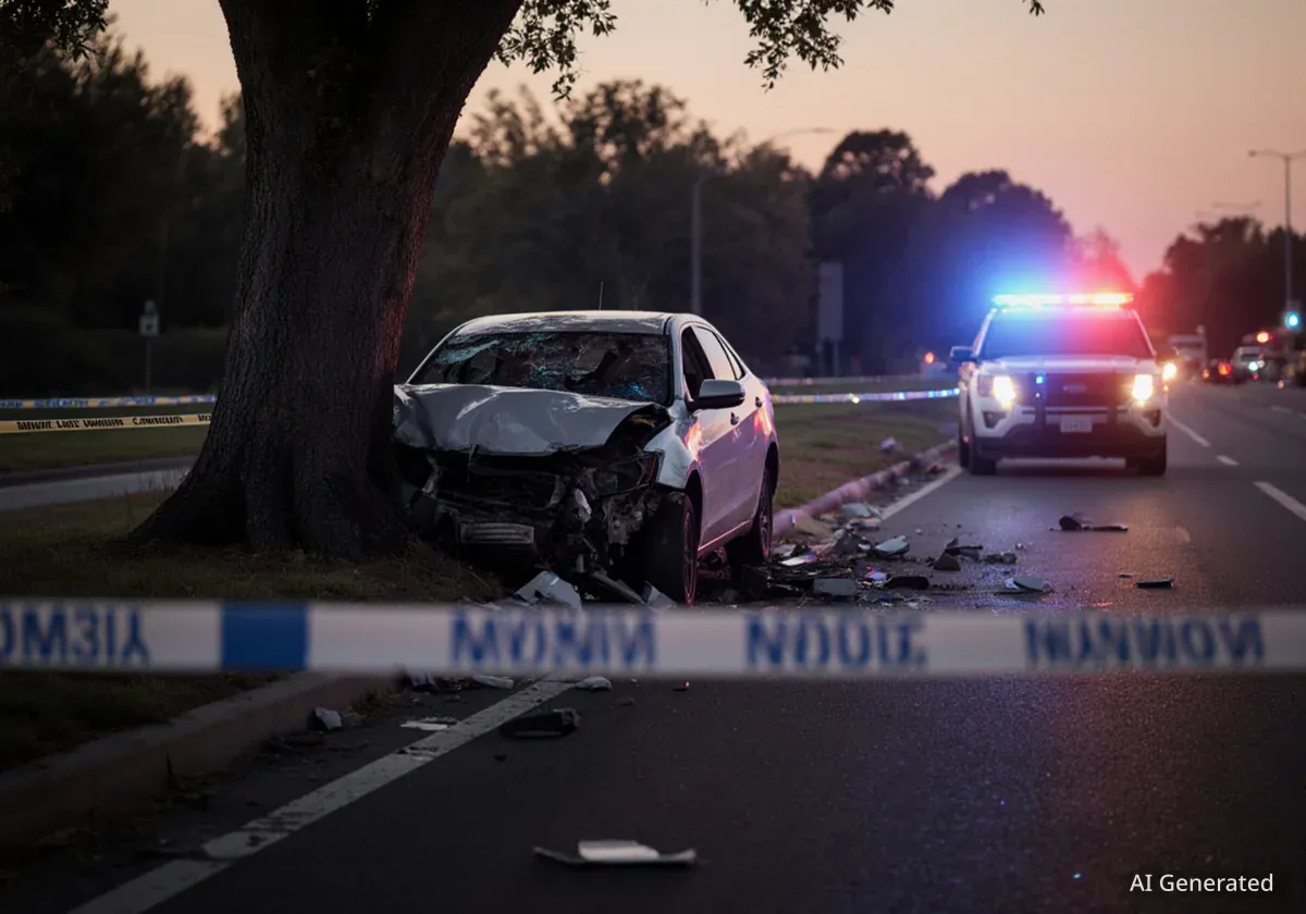 Uster: 25-Jähriger prallt in Baum, Totalschaden