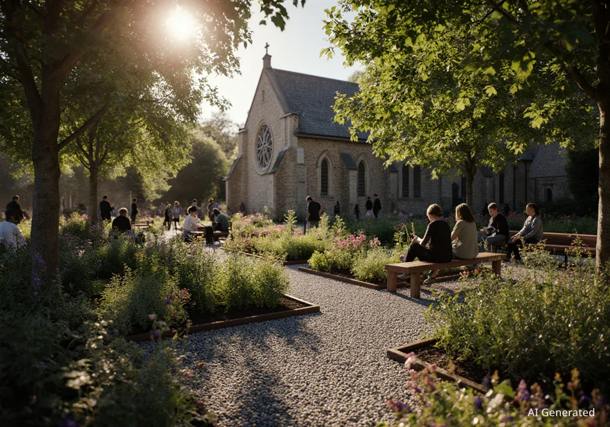 Kirchliche Gärten als Oasen der Gemeinschaft in Zürich